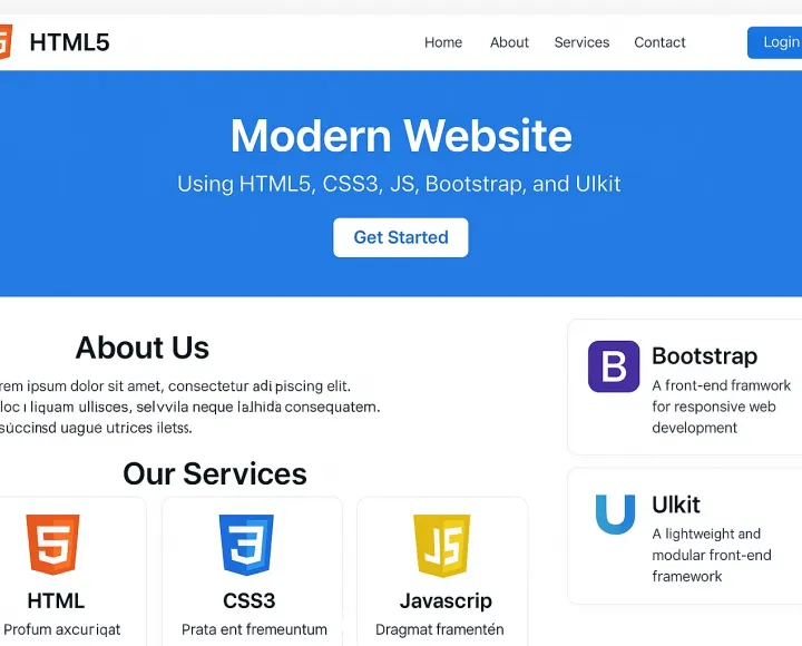 HTML верстка и посадка на WordPress - css-html-js-bootstrap.webp